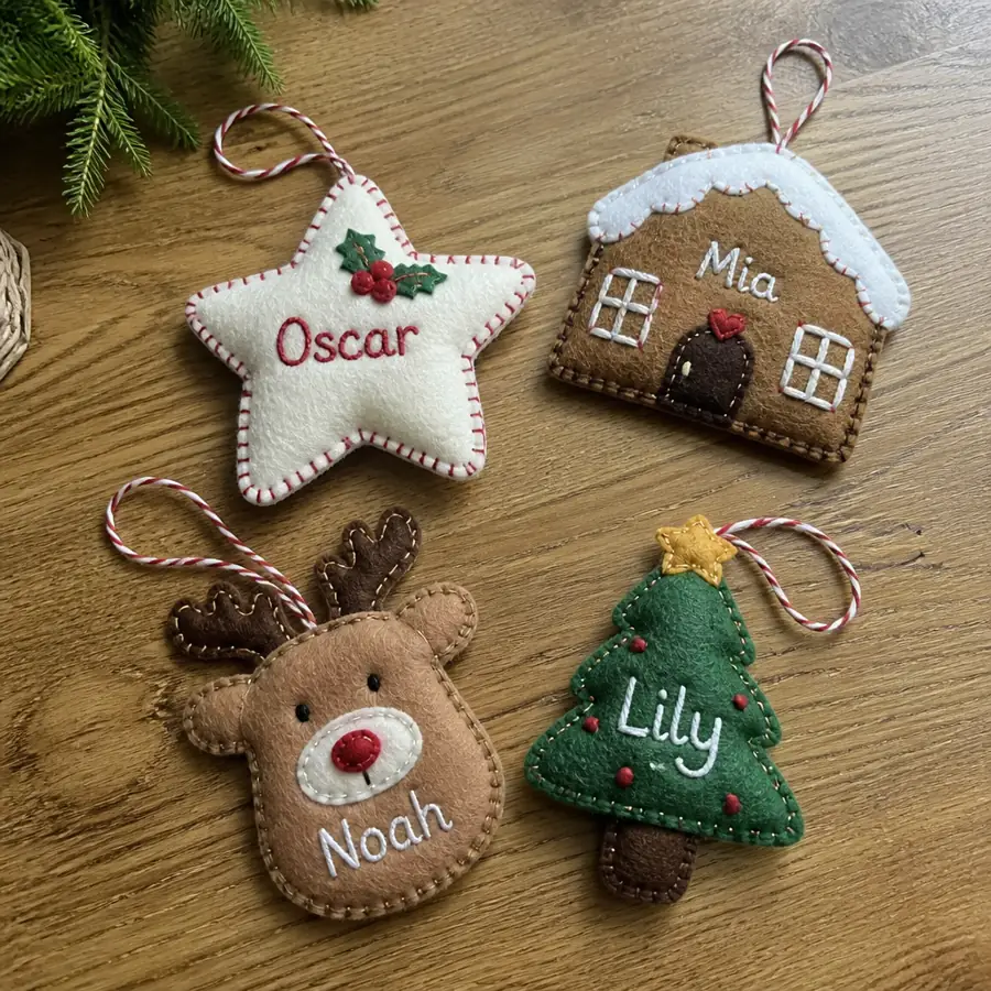 Felt ornaments